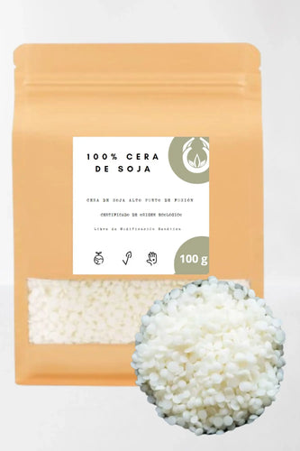 Comprar cera de soja para velas de molde, decorativas o en columna. Cera de soja comprar desde 100g hasta 1Kg